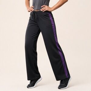 lululemon athletica Black and Purple wide leg Pants